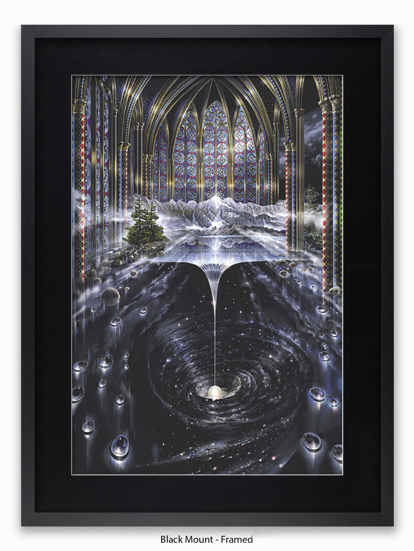 Genesis Abstract Psychedelic Poster