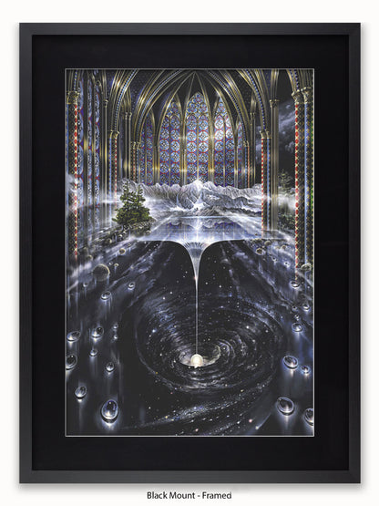 Genesis Abstract Psychedelic Poster