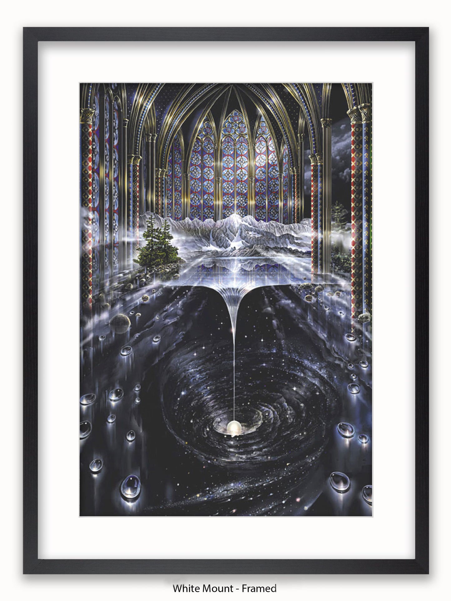 Genesis Abstract Psychedelic Poster