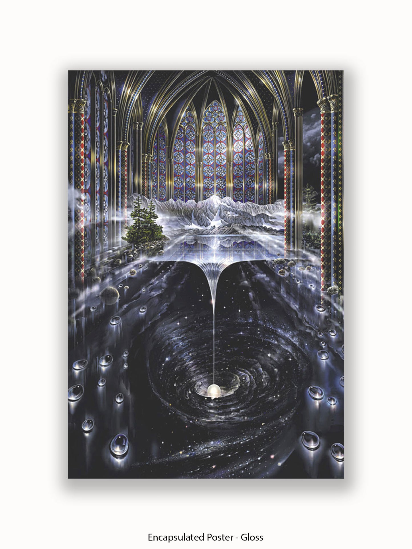 Genesis Abstract Psychedelic Poster