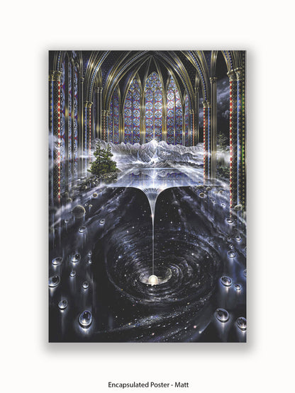 Genesis Abstract Psychedelic Poster