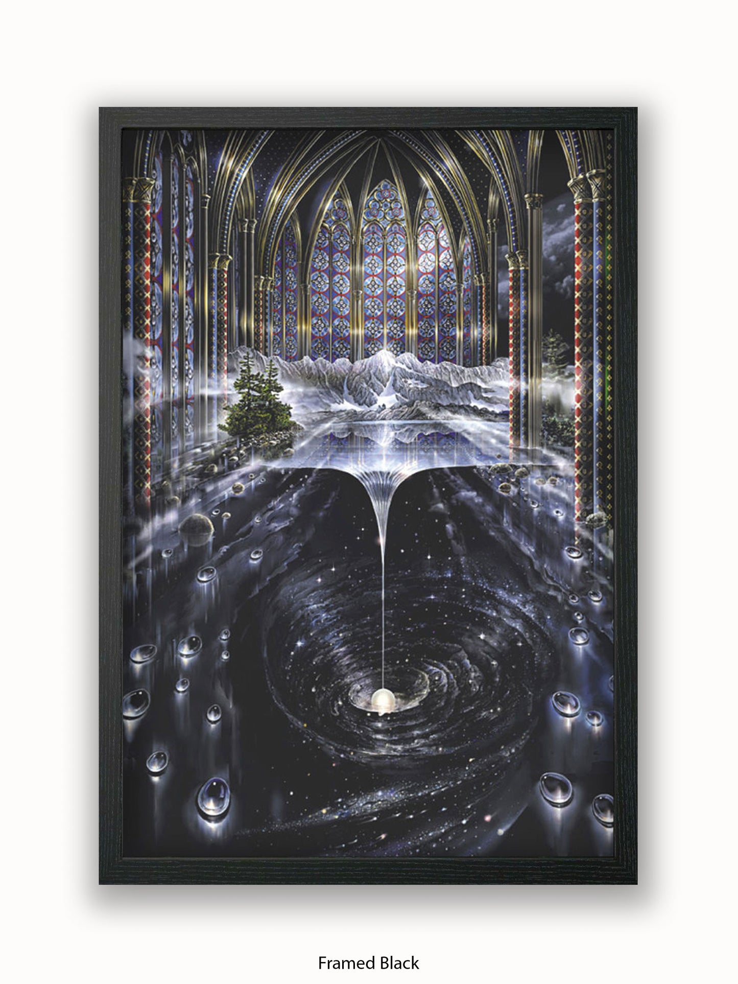 Genesis Abstract Psychedelic Poster
