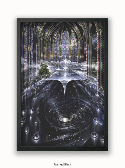 Genesis Abstract Psychedelic Poster