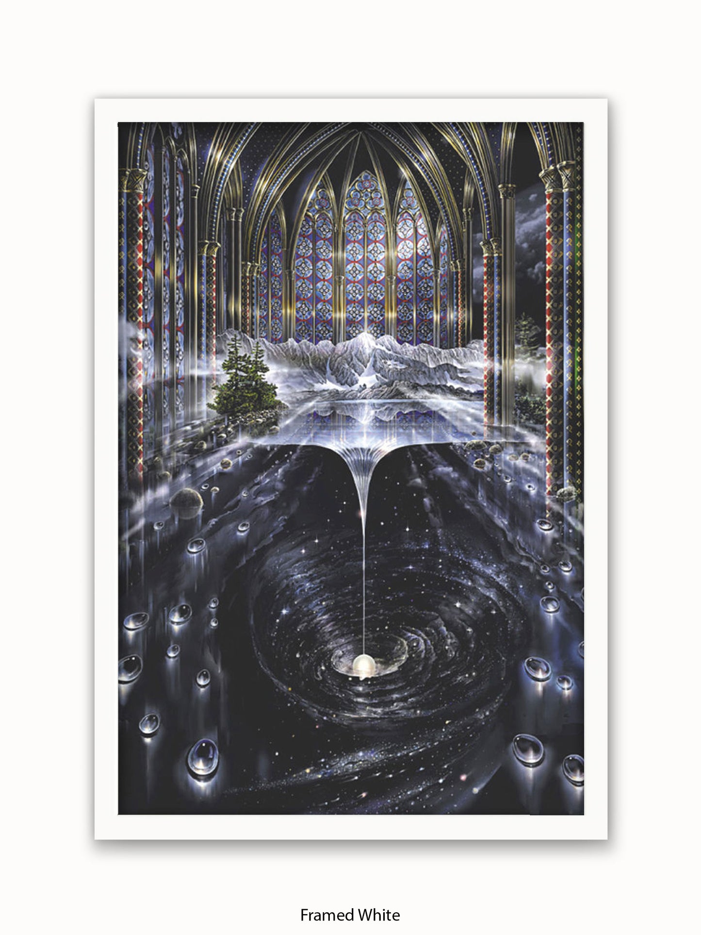 Genesis Abstract Psychedelic Poster