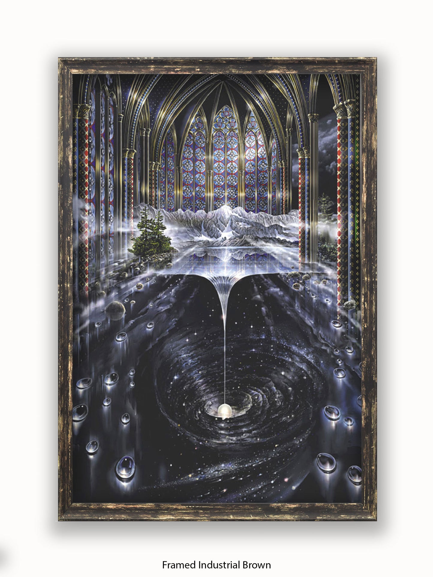 Genesis Abstract Psychedelic Poster