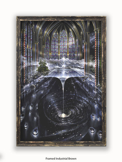 Genesis Abstract Psychedelic Poster