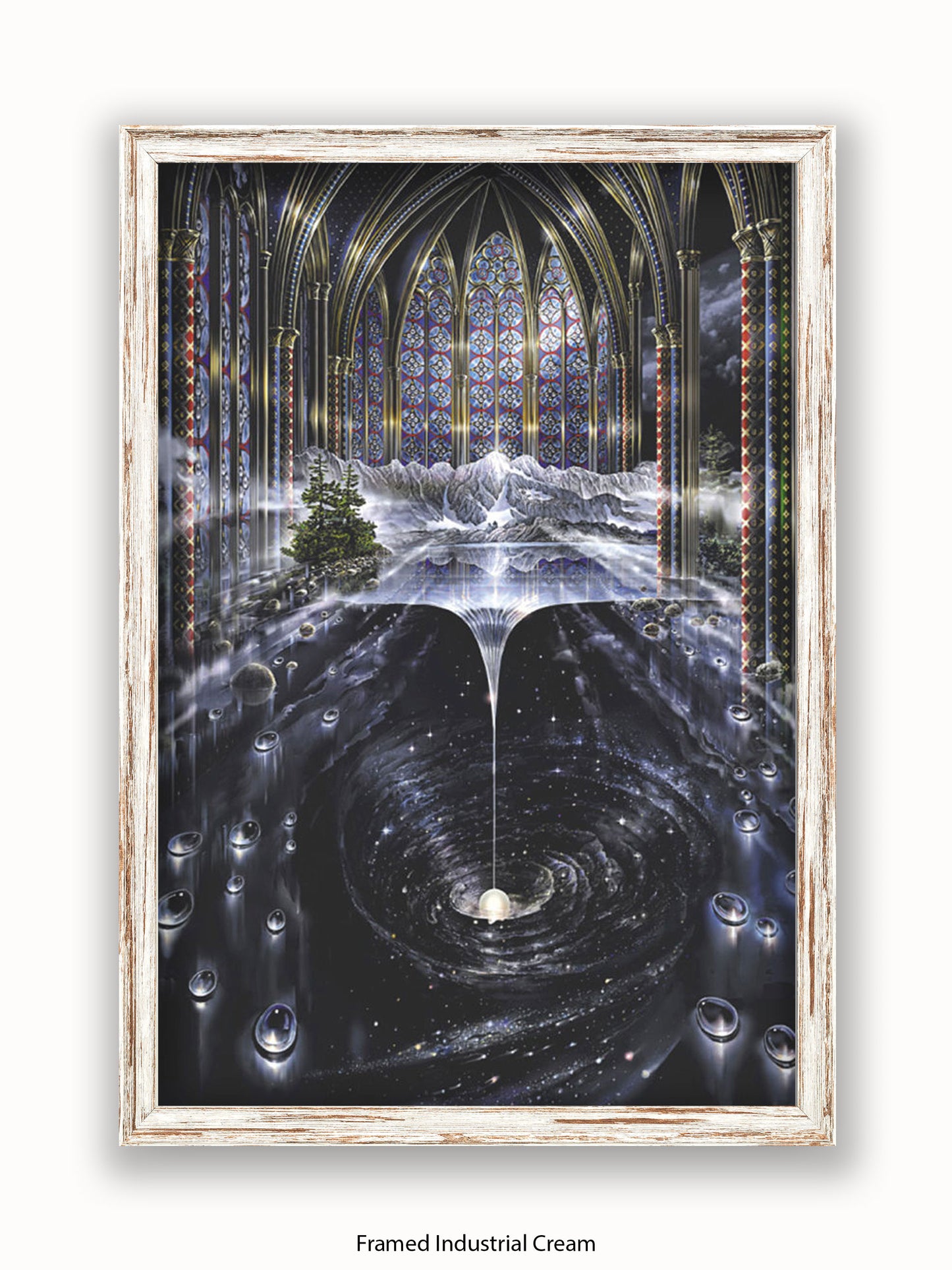 Genesis Abstract Psychedelic Poster