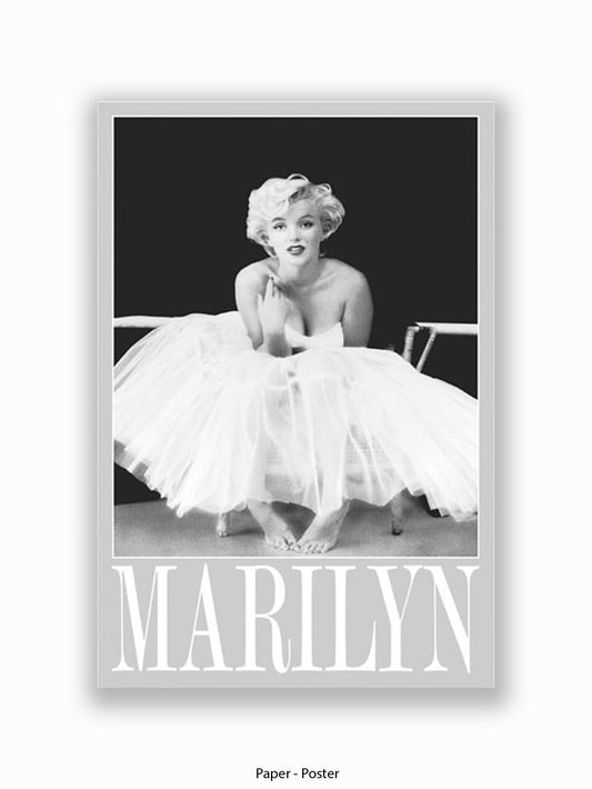 Marilyn Monroe Ballerina Tutu Poster