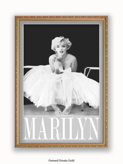 Marilyn Monroe Ballerina Tutu Poster