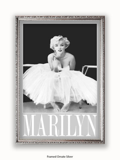 Marilyn Monroe Ballerina Tutu Poster