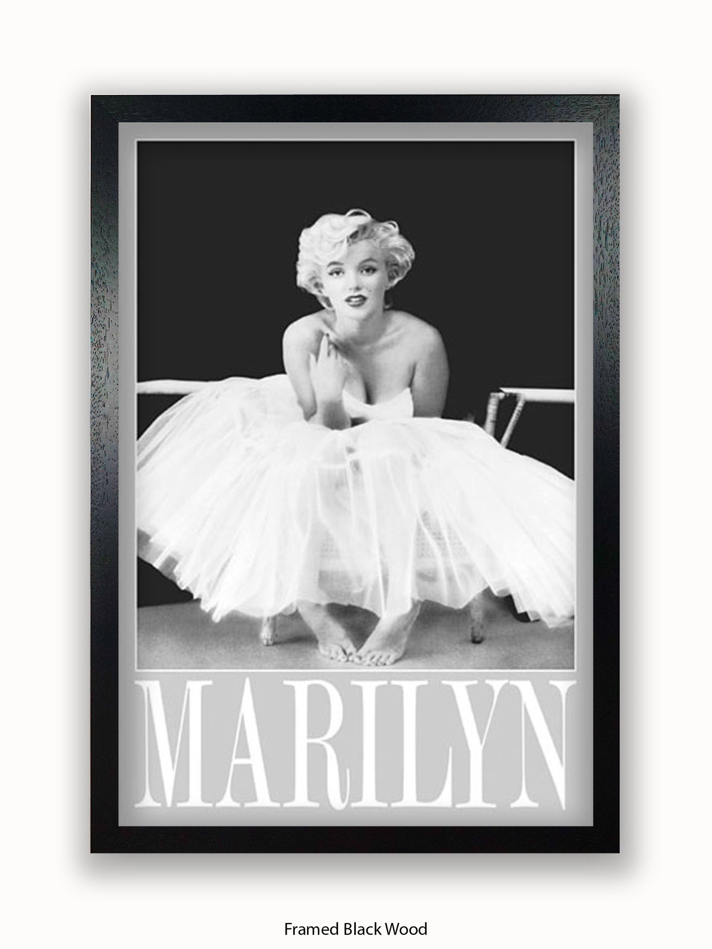 Marilyn Monroe Ballerina Tutu Poster