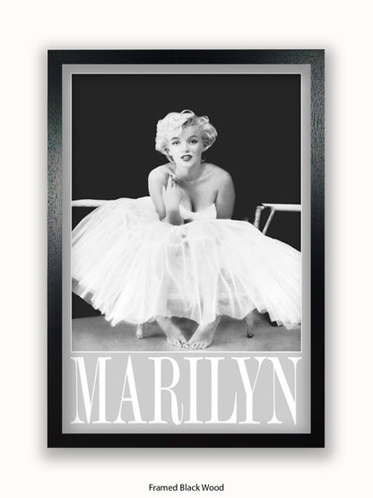 Marilyn Monroe Ballerina Tutu Poster