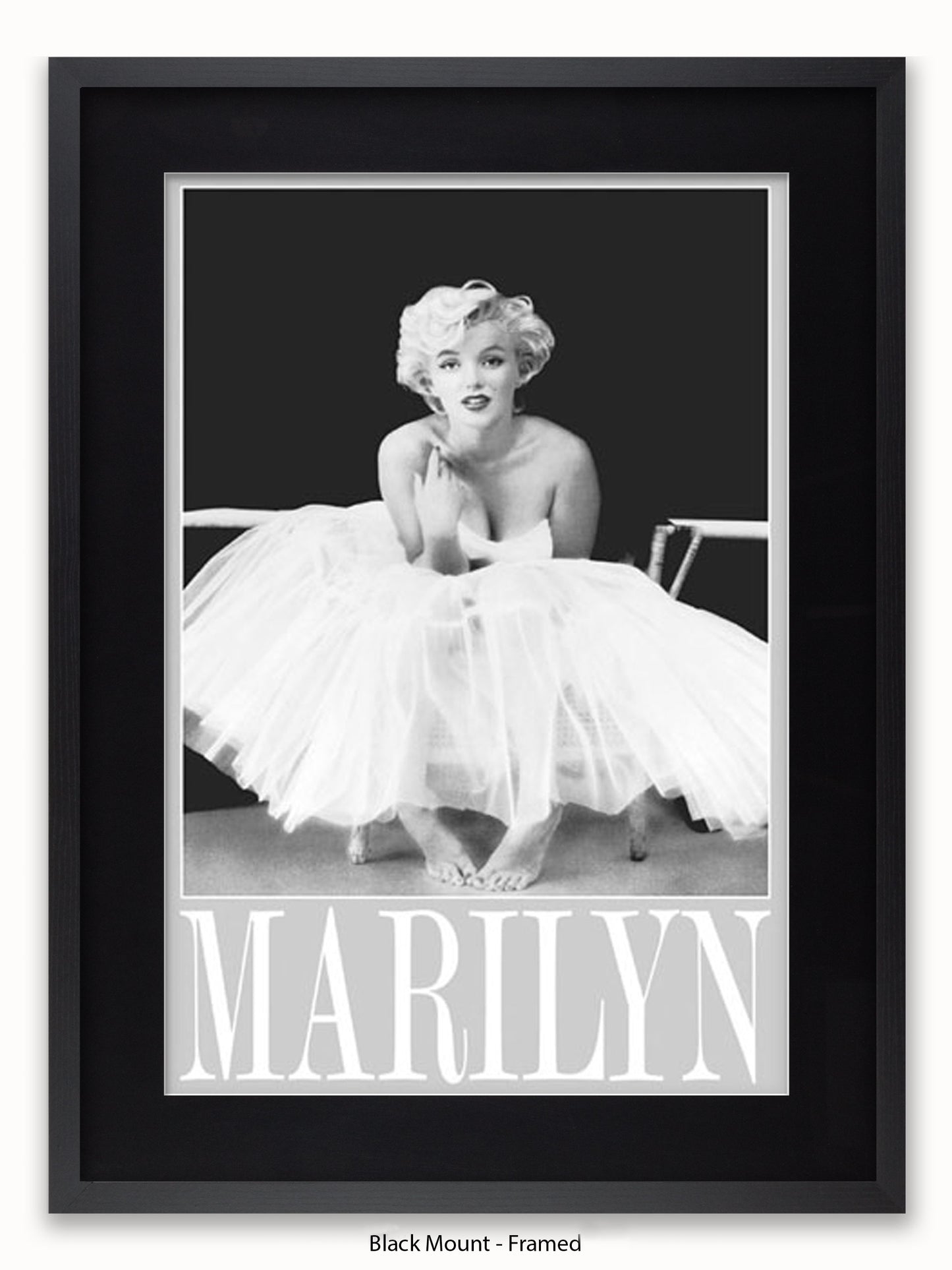 Marilyn Monroe Ballerina Tutu Poster