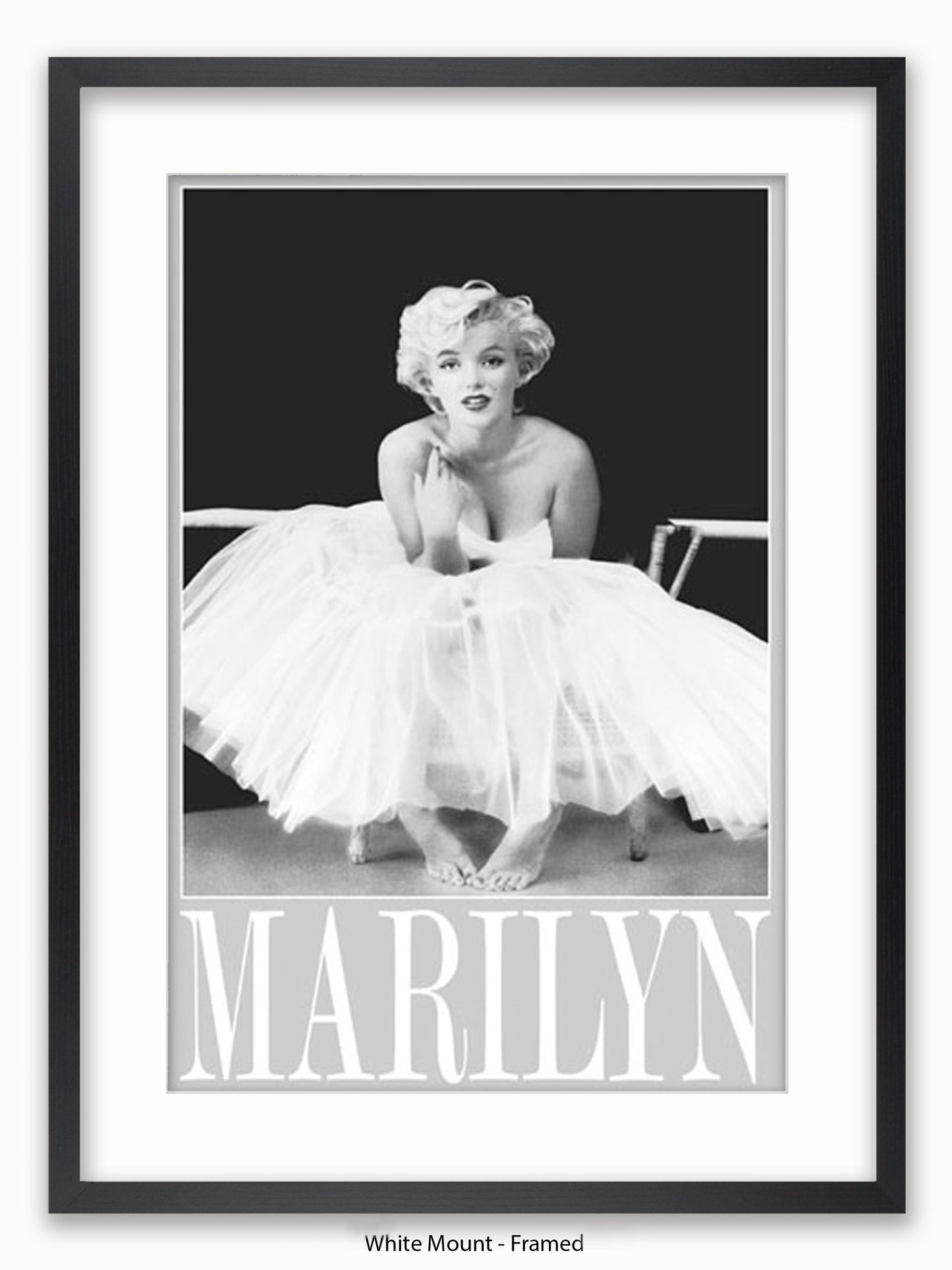 Marilyn Monroe Ballerina Tutu Poster