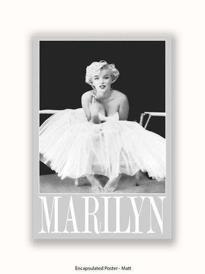 Marilyn Monroe Ballerina Tutu Poster