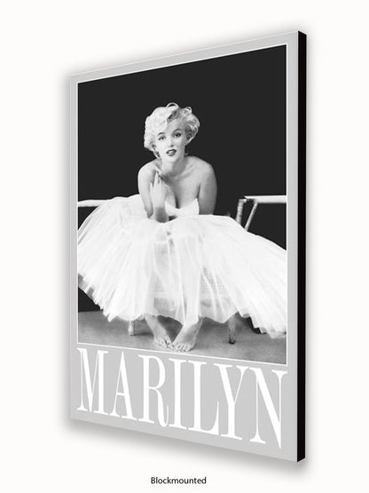Marilyn Monroe Ballerina Tutu Poster