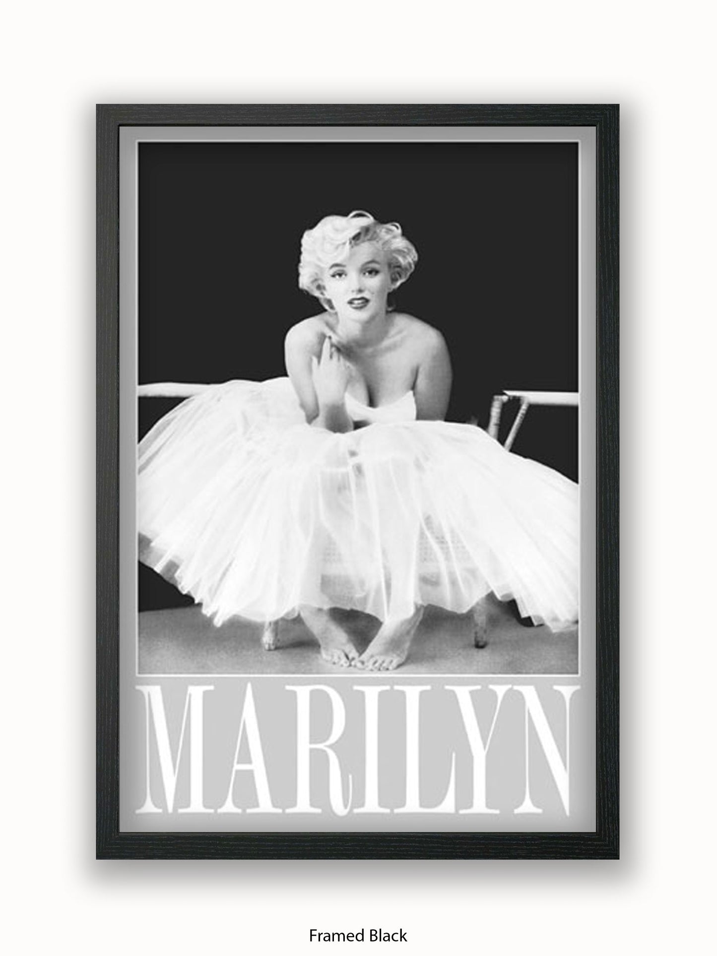 Marilyn Monroe Ballerina Tutu Poster