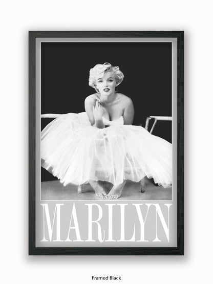 Marilyn Monroe Ballerina Tutu Poster