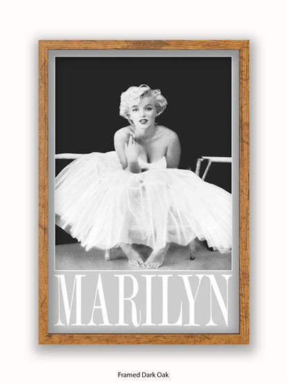 Marilyn Monroe Ballerina Tutu Poster