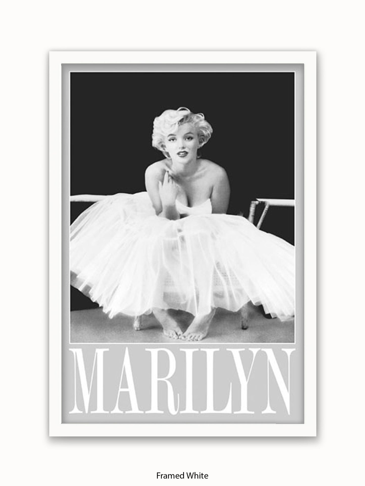 Marilyn Monroe Ballerina Tutu Poster