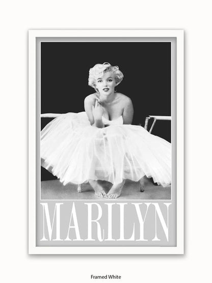 Marilyn Monroe Ballerina Tutu Poster