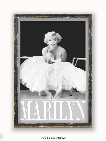 Marilyn Monroe Ballerina Tutu Poster
