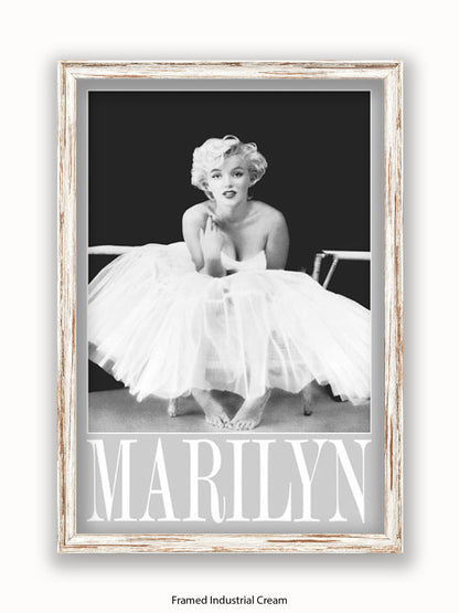 Marilyn Monroe Ballerina Tutu Poster