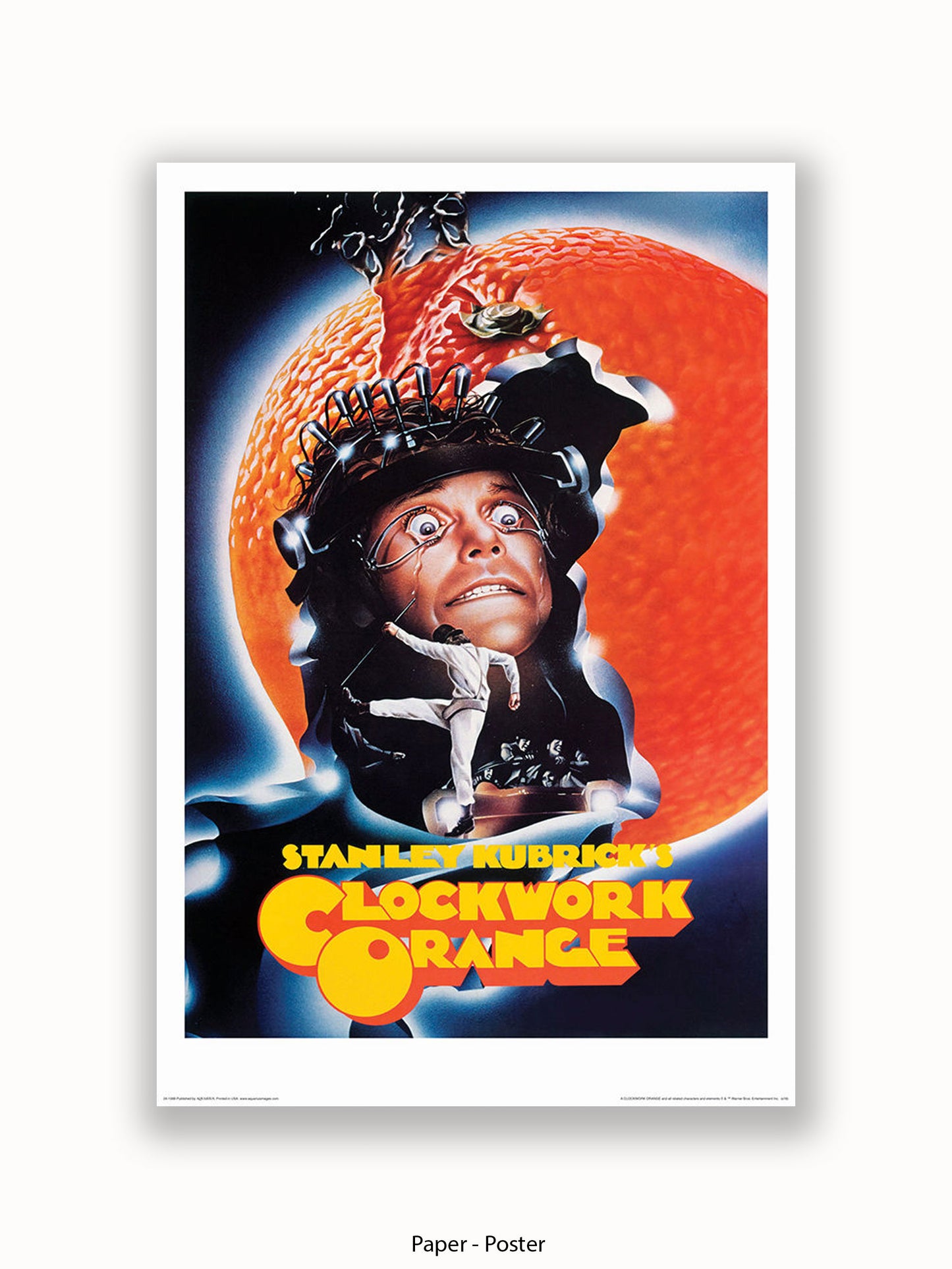 A Clockwork Orange One Sheet Orange Poster