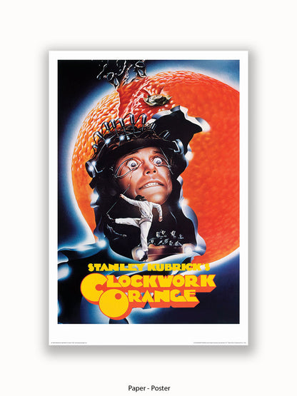 A Clockwork Orange One Sheet Orange Poster