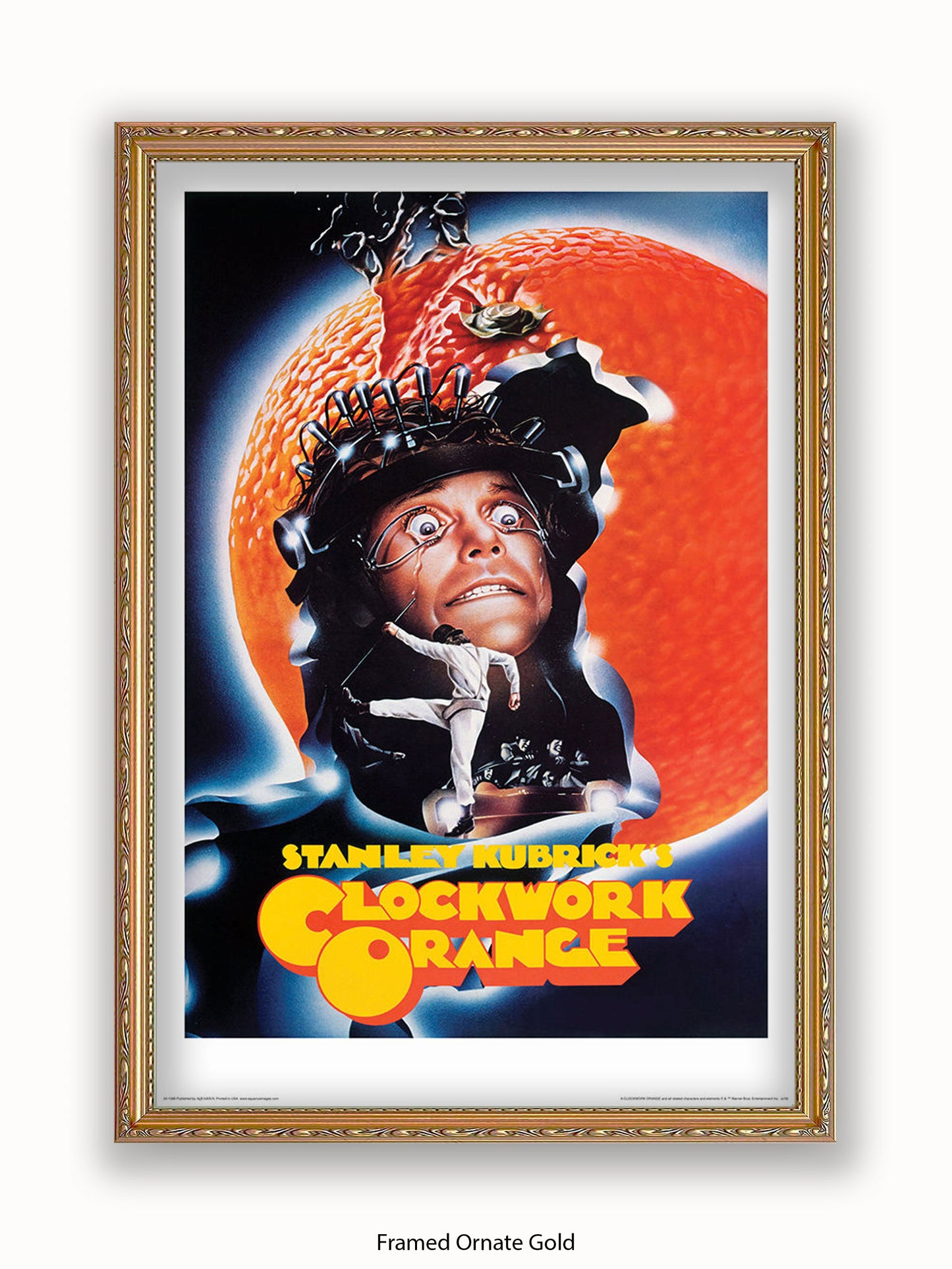 A Clockwork Orange One Sheet Orange Poster