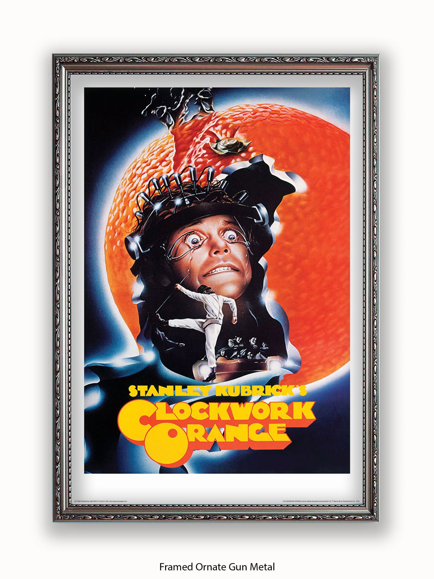 A Clockwork Orange One Sheet Orange Poster