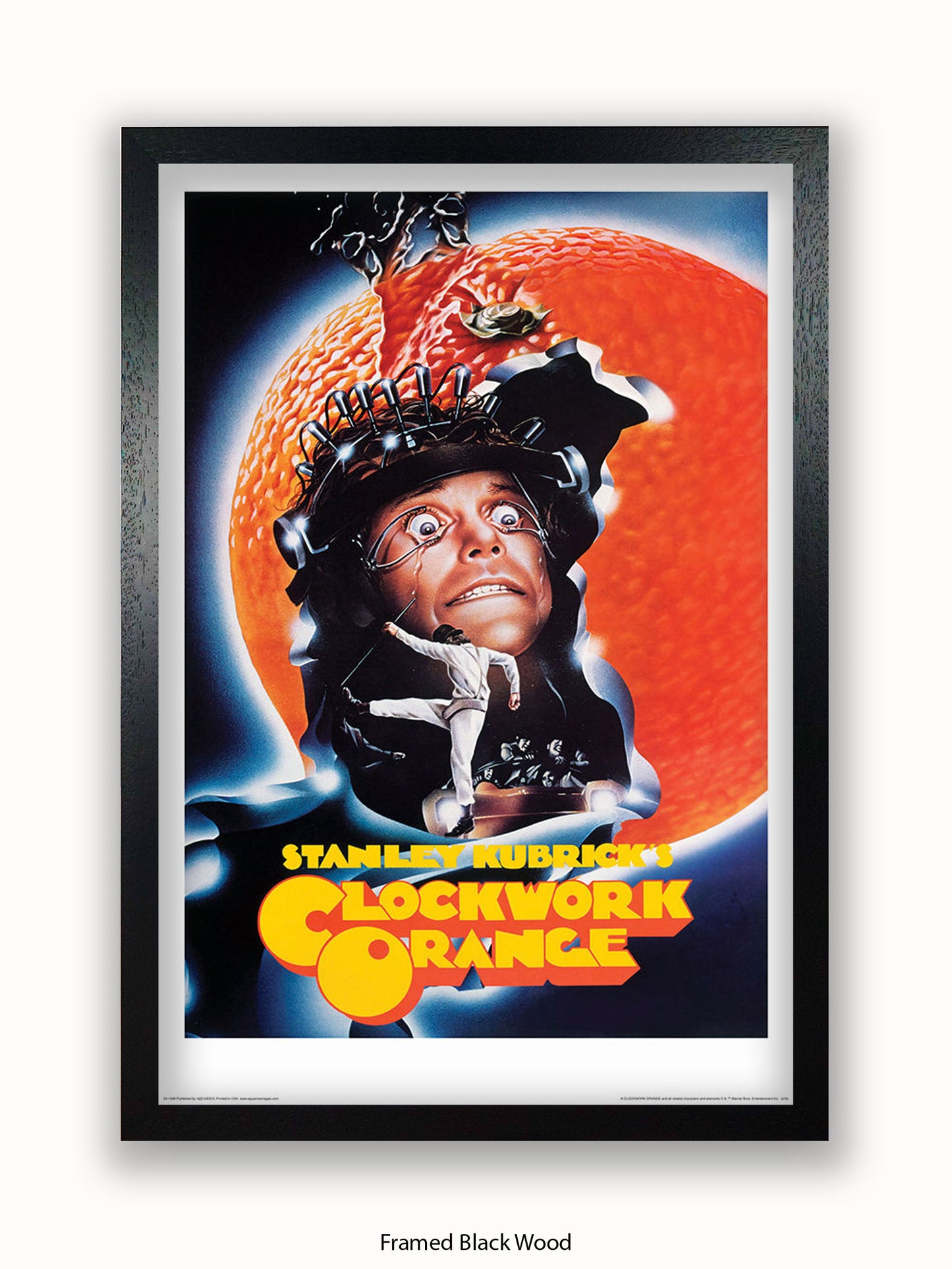 A Clockwork Orange One Sheet Orange Poster
