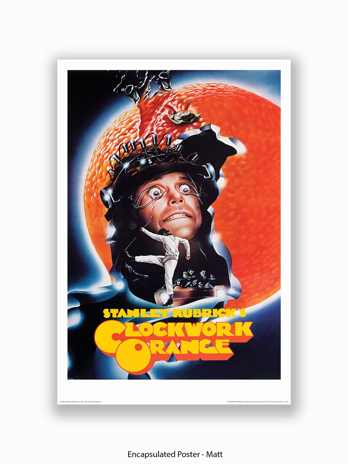 A Clockwork Orange One Sheet Orange Poster
