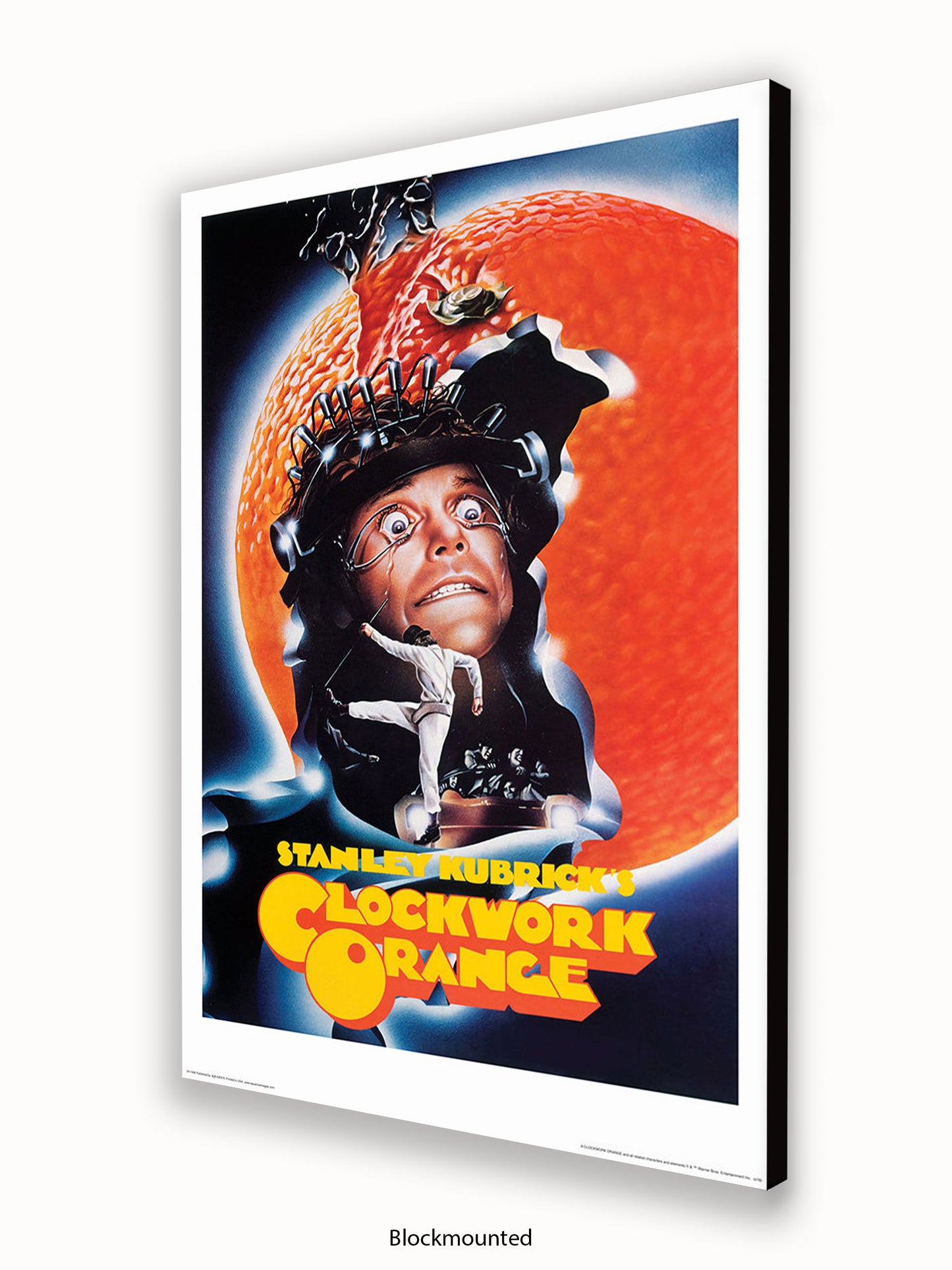 A Clockwork Orange One Sheet Orange Poster