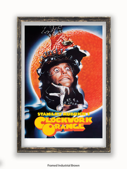 A Clockwork Orange One Sheet Orange Poster