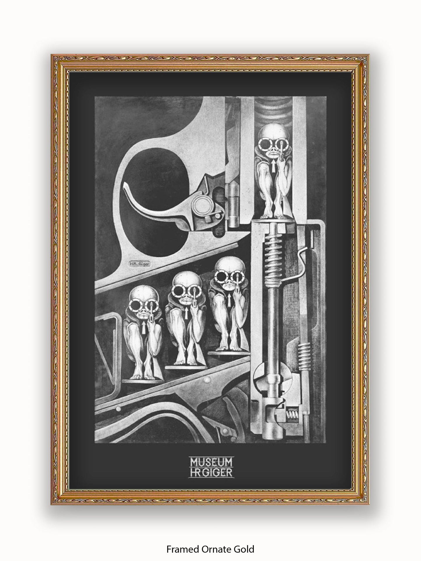 HR Giger Birthmachine Poster