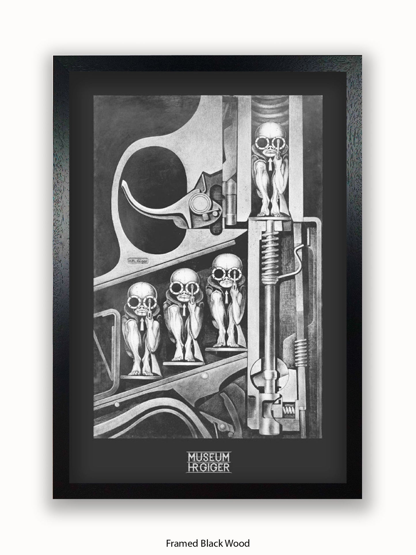 HR Giger Birthmachine Poster