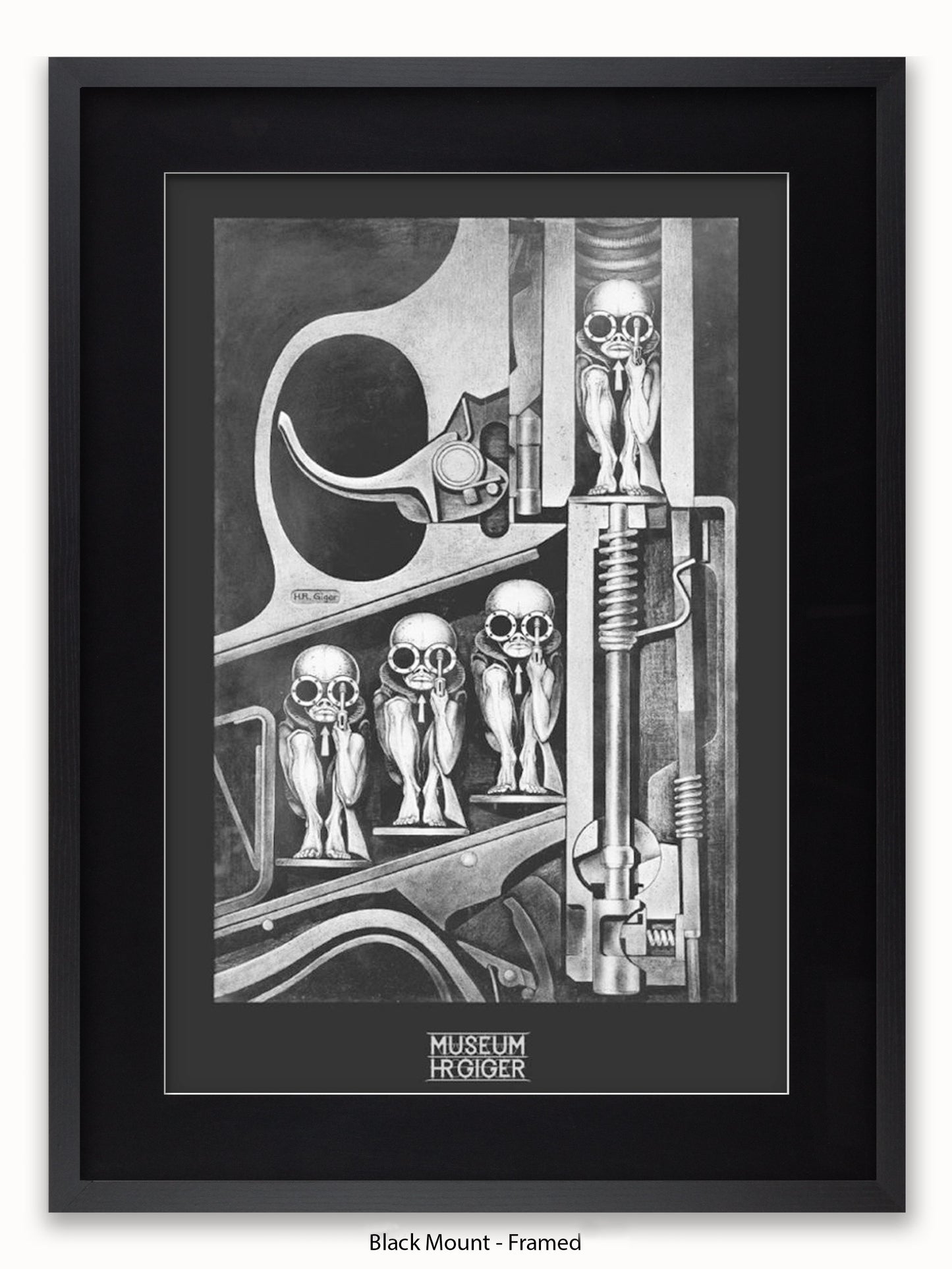HR Giger Birthmachine Poster