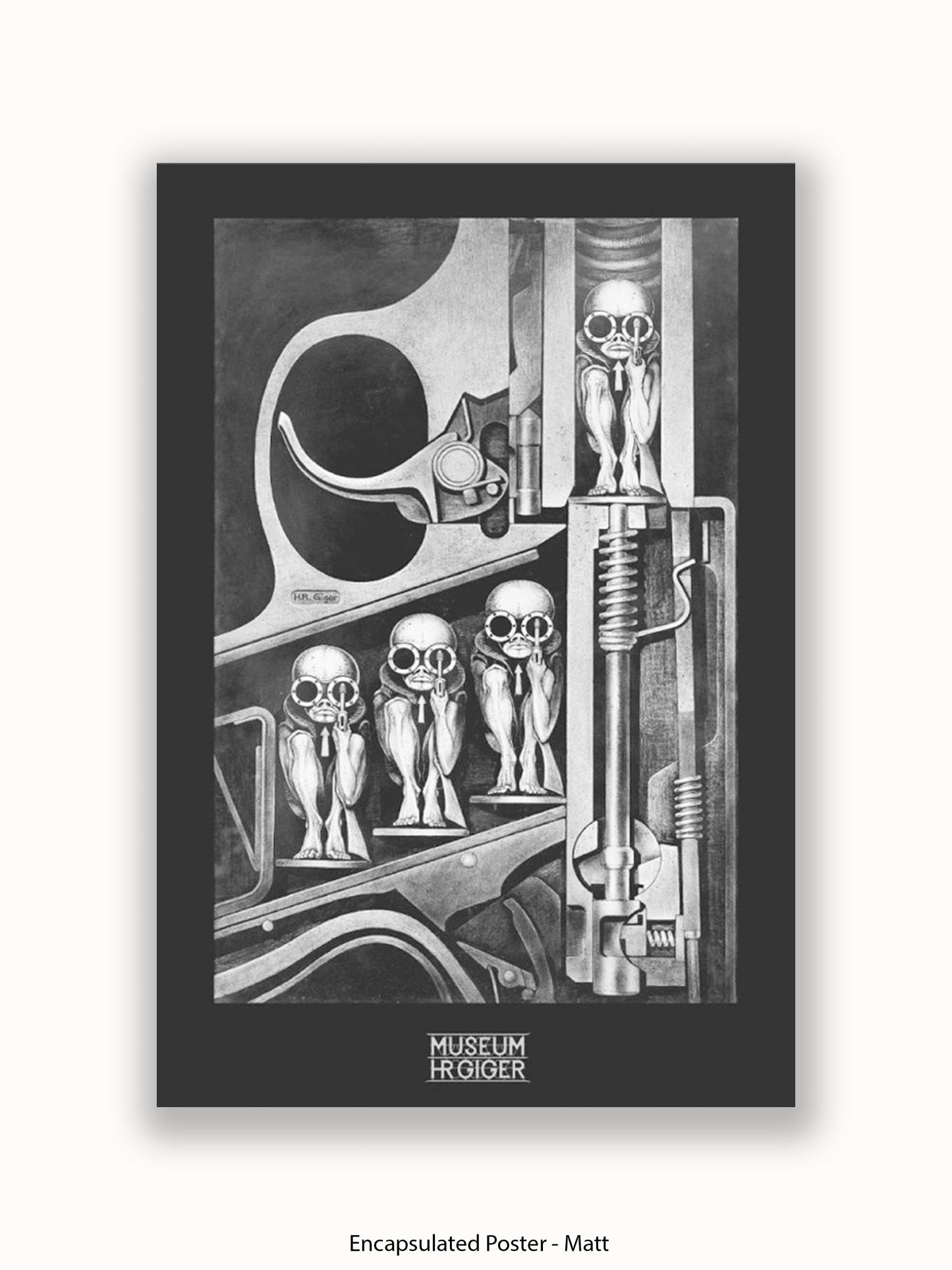 HR Giger Birthmachine Poster