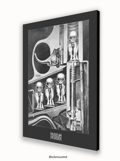 HR Giger Birthmachine Poster