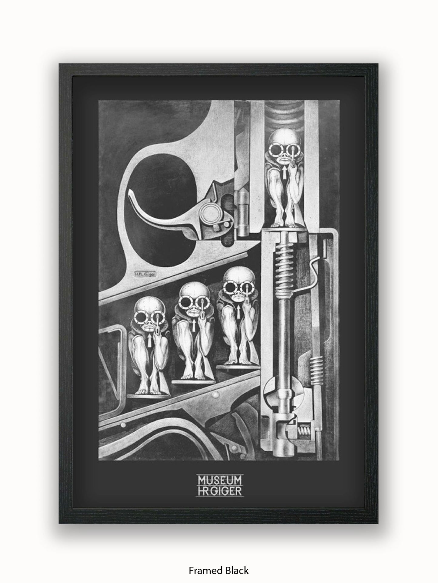 HR Giger Birthmachine Poster