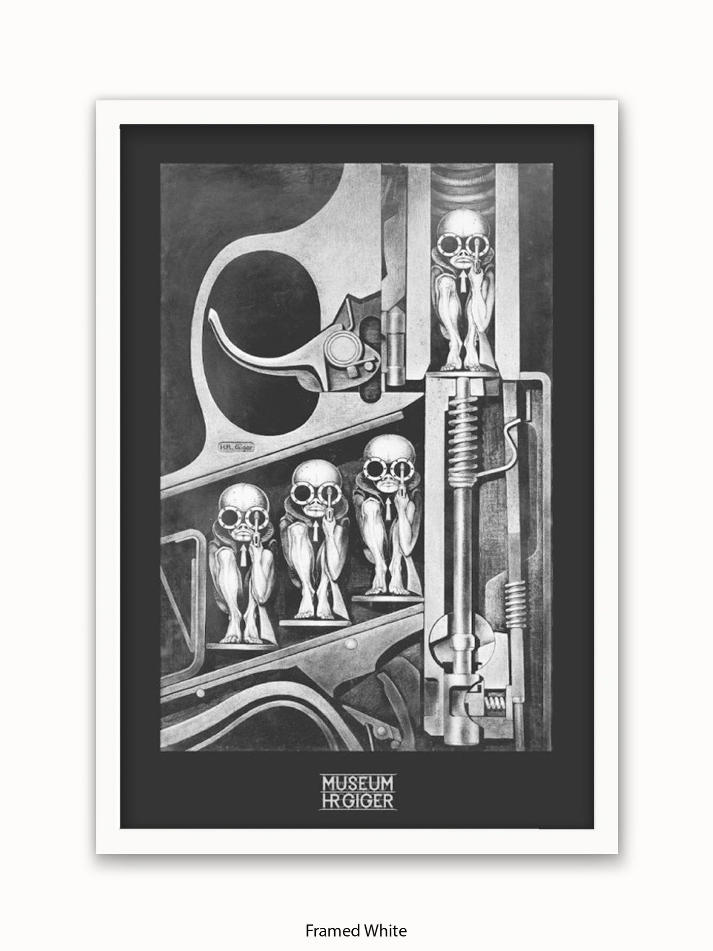 HR Giger Birthmachine Poster