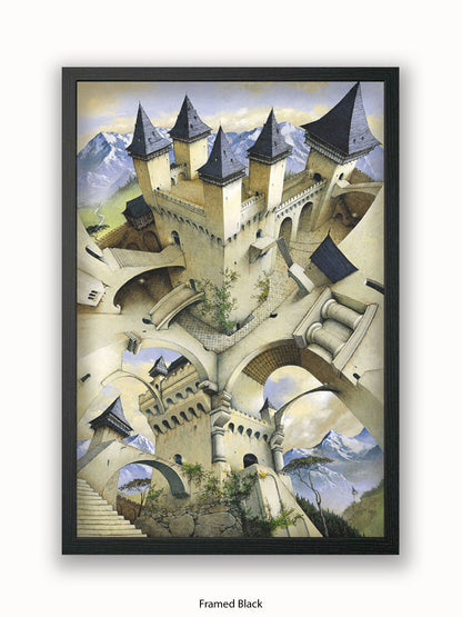 Irvine Peacock Castle Of Illusion Poster