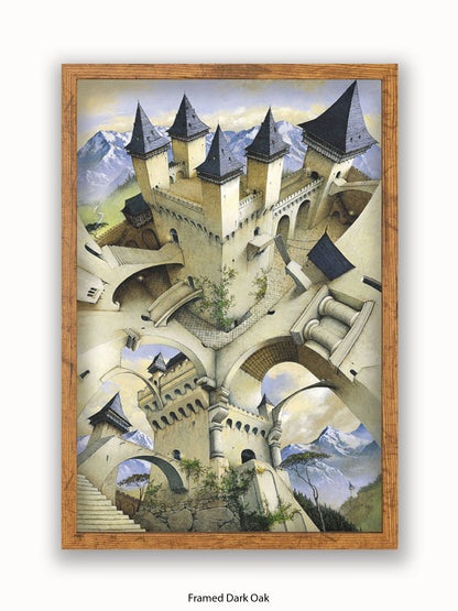 Irvine Peacock Castle Of Illusion Poster