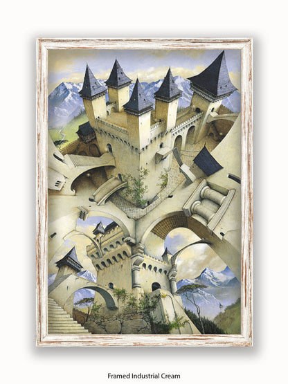 Irvine Peacock Castle Of Illusion Poster