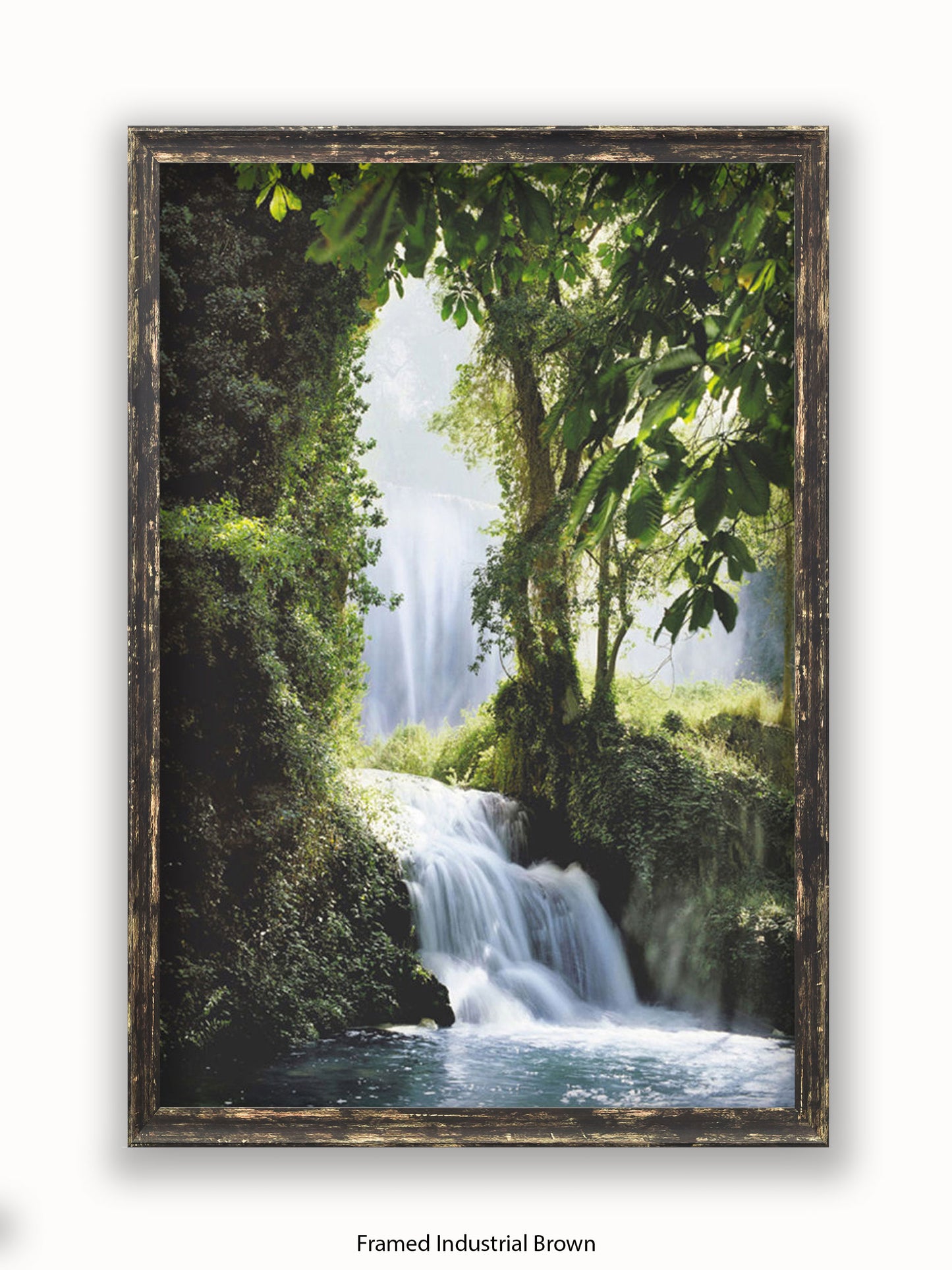 Zaragoza Waterfalls Tropical Paradise Poster