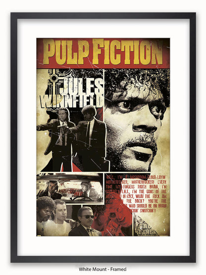Pulp Fiction Poster | Jules Winnfield Art Poster