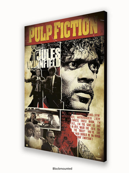 Pulp Fiction Poster | Jules Winnfield Art Poster