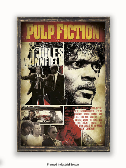 Pulp Fiction Poster | Jules Winnfield Art Poster