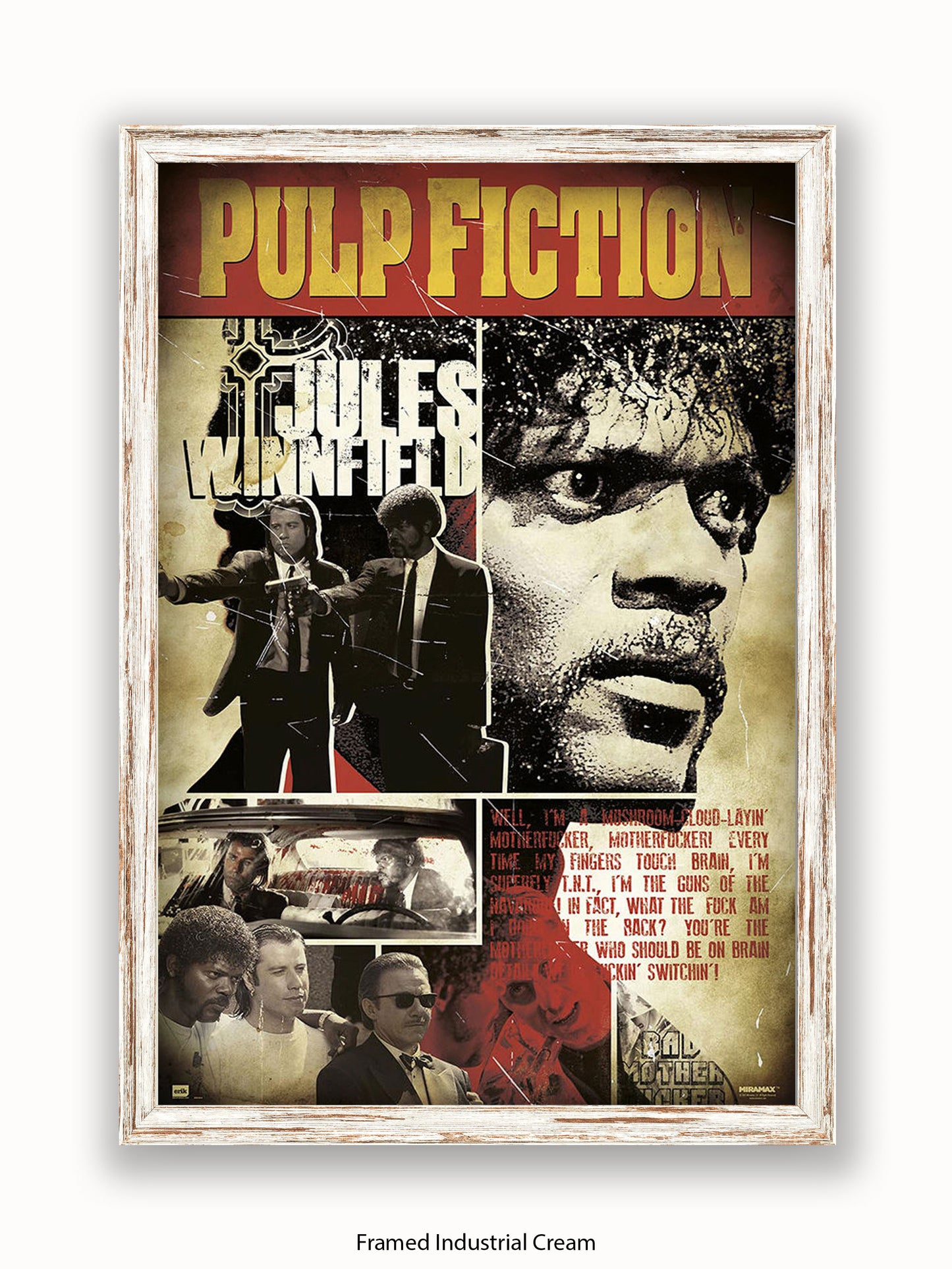Pulp Fiction Poster | Jules Winnfield Art Poster